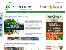 Tablet Screenshot of oilseedcrops.org
